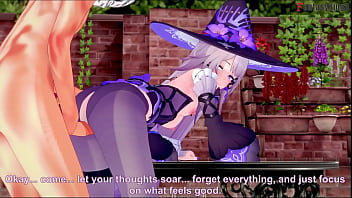 Sexy witch herta footjob and thig job star rail 1 full & pov on sheer & fantasyking3