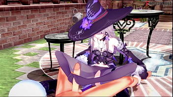 Sexy witch herta footjob and thig job star rail 1 full & pov on sheer & fantasyking3