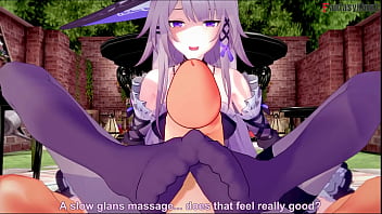 Sexy witch herta footjob and thig job star rail 1 full & pov on sheer & fantasyking3