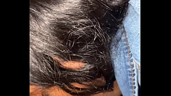 Step sister sucking bbc in car