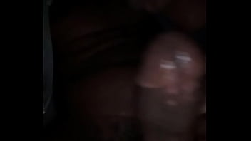 Step sister sucking bbc in car