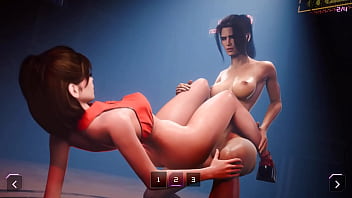 This futa with a dick found a vampire girl and fucked her tight pussy 3d animation hentai game