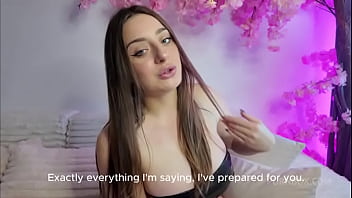 Joi echo of your mistress in latex with her big black strapon luna doll