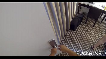 Messy bitch screwed on a spycam