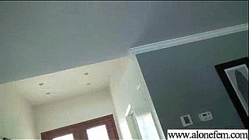 Alone horny girl love sex toys for masturbation clip 09