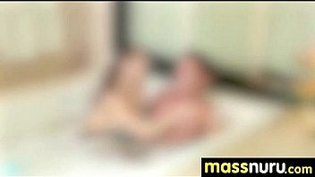 Nuru massage ends with a hot shower fuck 14