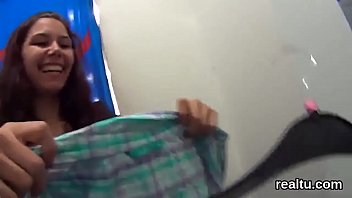 Luscious czech kitten is teased in the shopping centre and rode in pov