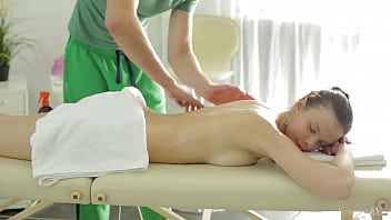 Beautiful slut angelica is drilled after a warm massage session