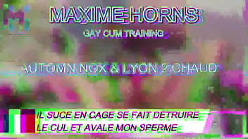 Le pov commence il est dévoué à ma queue son regard est doux son cul bien tendu et lyon2chaud prend la relève