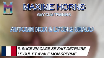 Le pov commence il est dévoué à ma queue son regard est doux son cul bien tendu et lyon2chaud prend la relève