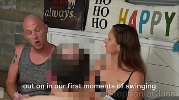 New video we captured a couples first time swapping her first cock other than her husbands was jasonclassof thi