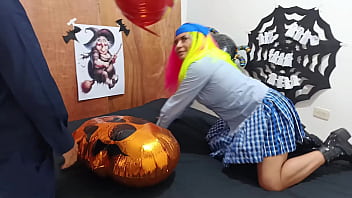 Trick or treat dear teacher today i brought credit and i'm going to give you an oral test please pass me