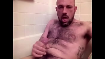 Cumming in the bath