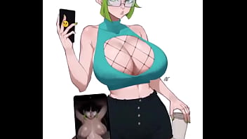 Garota de cabelos verdes fazendo sexo com bbc dude