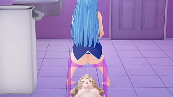 Aqua and barbara hentai lesbian koikatsu