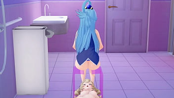 Aqua and barbara hentai lesbian koikatsu