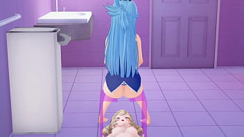 Aqua and barbara hentai lesbian koikatsu