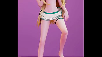 Date A Live Mayuri Hentai Undress Dance Bboom Bboom Song Blonde Girl Mmd 3d Clear Blue Clothes thumbnail