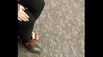 Miss toes tries on sandals