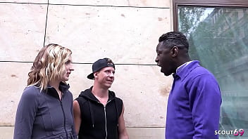 Girlfriend Get First Interracial Bbc Anal Sex While Her Cuckold Boyfriend Watch thumbnail