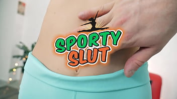 Incredible thigh gap huge cameltoe round tits round ass skinny babe