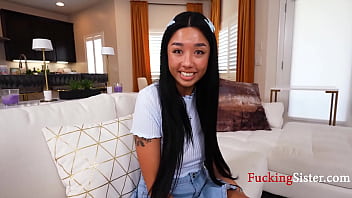 Church girl's virgin ass wrecked by step bro