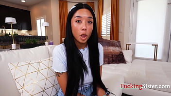 Church girl's virgin ass wrecked by step bro