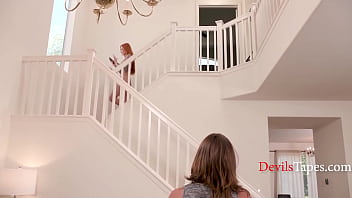 Redhead nudist milf fucks stepsons friend