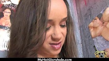 Gloryhole secrets ebony sucking off strangers pov 14