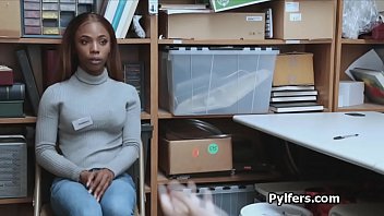 Busty black beauty punished by the mall cop