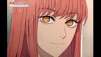 Delivery guy fucks makima after shower chainsaw man 2d animation