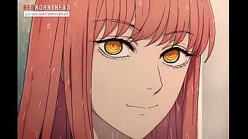 Delivery guy fucks makima after shower chainsaw man 2d animation