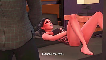 Spiderman fucks his mj in his night off