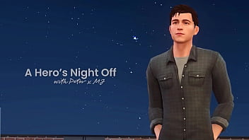 Spiderman fucks his mj in his night off