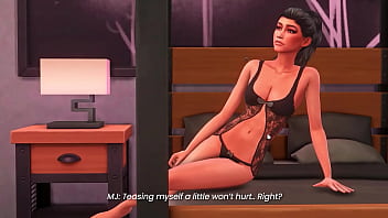 Spiderman fucks his mj in his night off