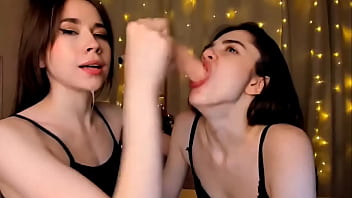 Throat training with big sextoy