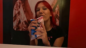 He made me vomit on his cock and then fucked my ass until he came on my face He made me vomit on his cock and then fucked my ass until he came on my face