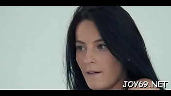 Hottie grabs a toy for her solo