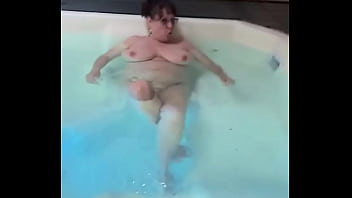 Milf in the hot tub