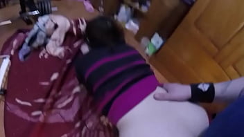 My husband's friend has seduced me and cumshot into my hot pussy