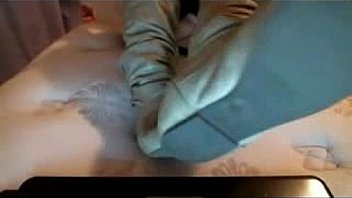 Lola stinky feet after long hot day in boots camg8