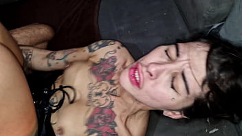 Alt pierced rebel girl gets brutal raw fuck – hard & unprotected