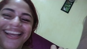 Alone in home getting fucked by my young lover in the living room