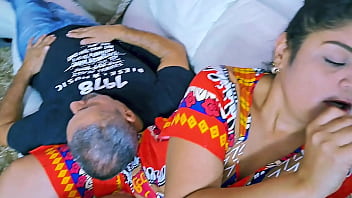 Mature big tits gives her stepson the best blowjobs