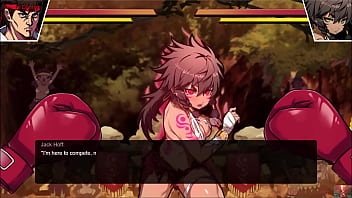 Tiny fighter’s tight pussy stretched to the limit – she loses her bikini in epic