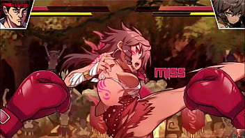 Tiny fighter’s tight pussy stretched to the limit – she loses her bikini in epic