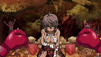 Tiny fighter’s tight pussy stretched to the limit – she loses her bikini in epic