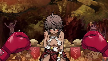 Tiny fighter’s tight pussy stretched to the limit – she loses her bikini in epic