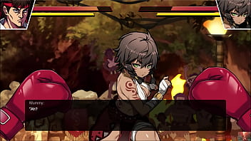 Tiny fighter’s tight pussy stretched to the limit – she loses her bikini in epic