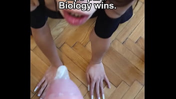 She changed clothes and i lost control candie cross dropped to her knees before i even spoke — wide open deepthroating like it’s her job because it is